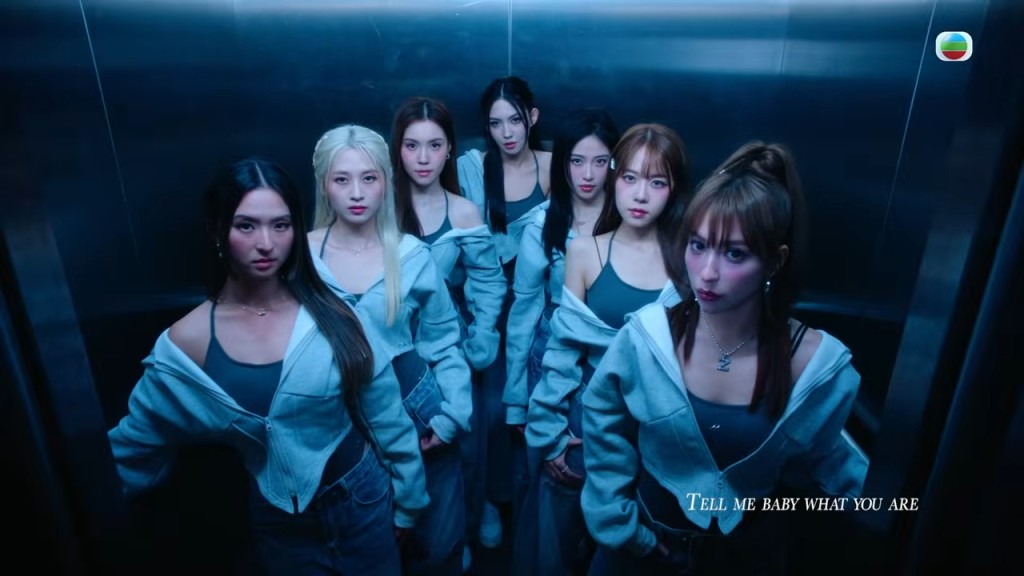 (左前排起)蔡華英、倪嘉雯、宋宛穎、喬美莎;(右前排起)穎喬、莊子璇、倪樂琳。