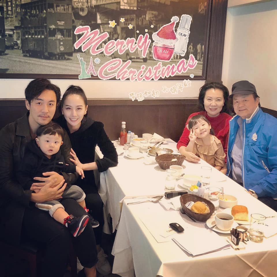 譚俊彥三代同堂,生活幸福。