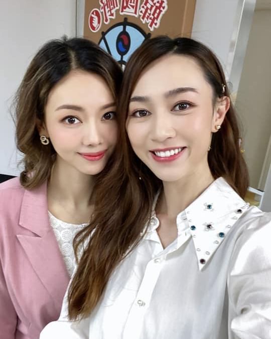 陳熹潼與在《法言人》中合作的「姊妹」黃嘉雯。