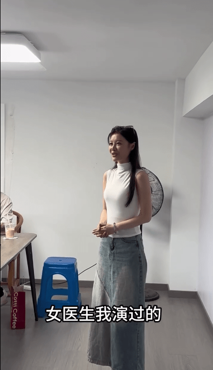 到橫店第二天即素顏試鏡，她抱著「從零開始」的心態。
