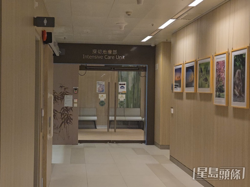 鍾麗淇需要入住深切治療部。
