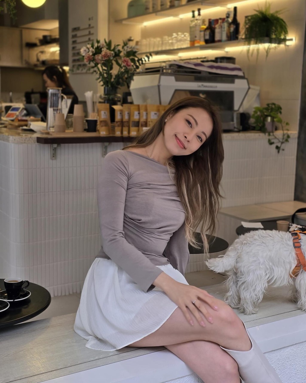 俞可程經常晒長腿性感示人。